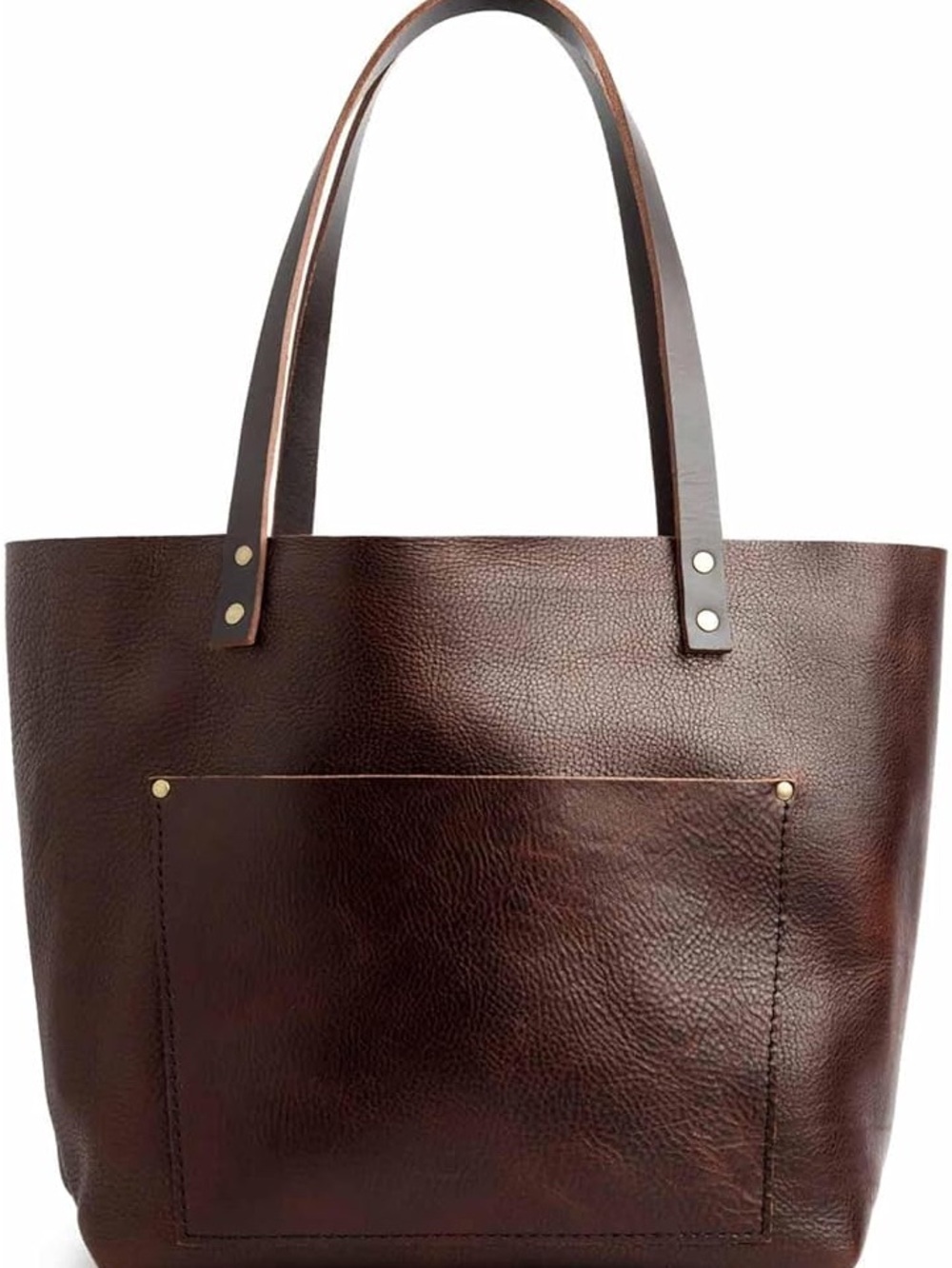 Portland Leather Goods Large Classic Tote Bag In Cold brew NWOT